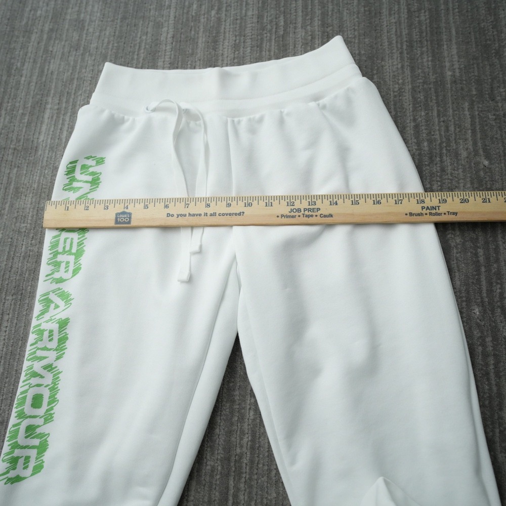 Under Armour Jogger Women White Green Protect This House Sweatpants Small - Picture 11 of 13